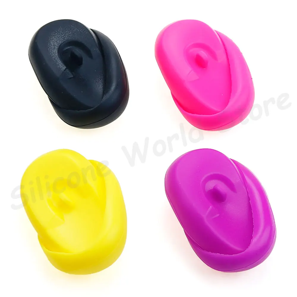 Silicone World 1 Pair Silicone Ear Cover Baked Oil Hair Dyeing Earmuffs Ear Protector Cover For Ear Care Hair Salon Beauty Tools