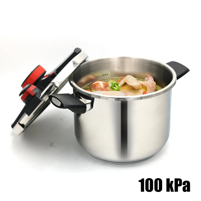 Imagem -02 - Panela de Pressão de 8l Cozinha Fogões de Indução Fogão a Gás Outdoor Camping Cook Tool Multi Steamer Aço Inoxidável