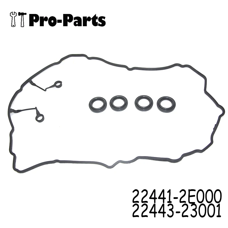 New Engine Valve Cover Gasket Set for Hyundai Elantra Tucson Sonata Kia Optima Soul 1.8L 2.0L 22441-2E000 22443-23001