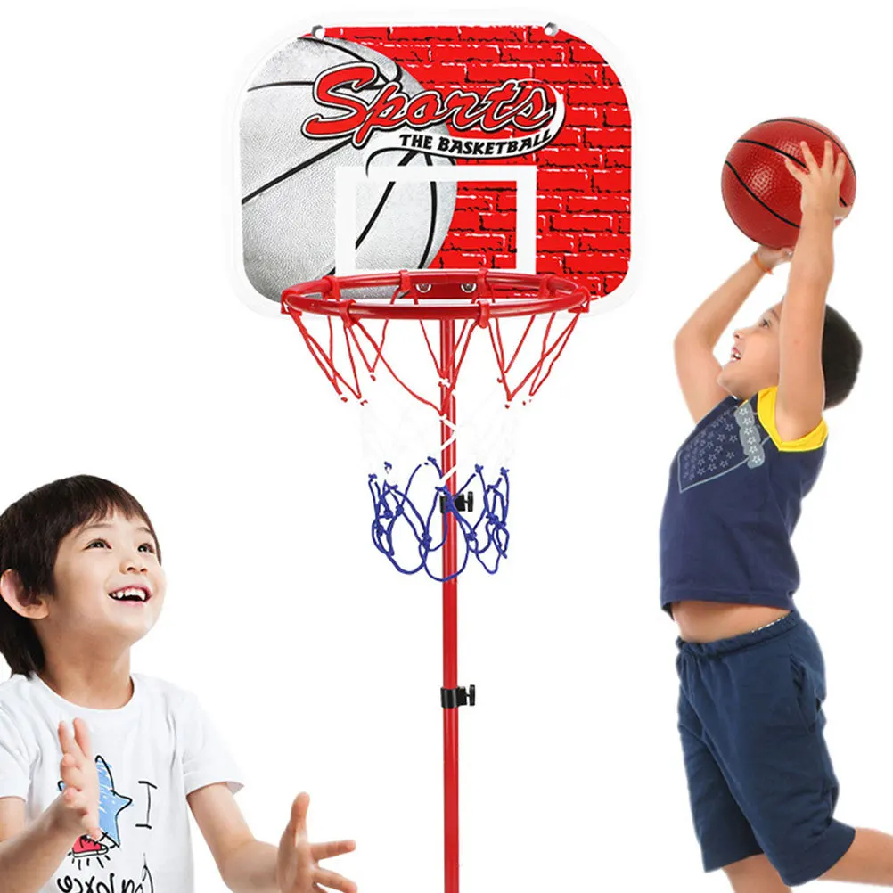 170cm criativo elevável rack de basquete engraçado crianças indoor ao ar livre brinquedo de basquete jogando brinquedo para crianças
