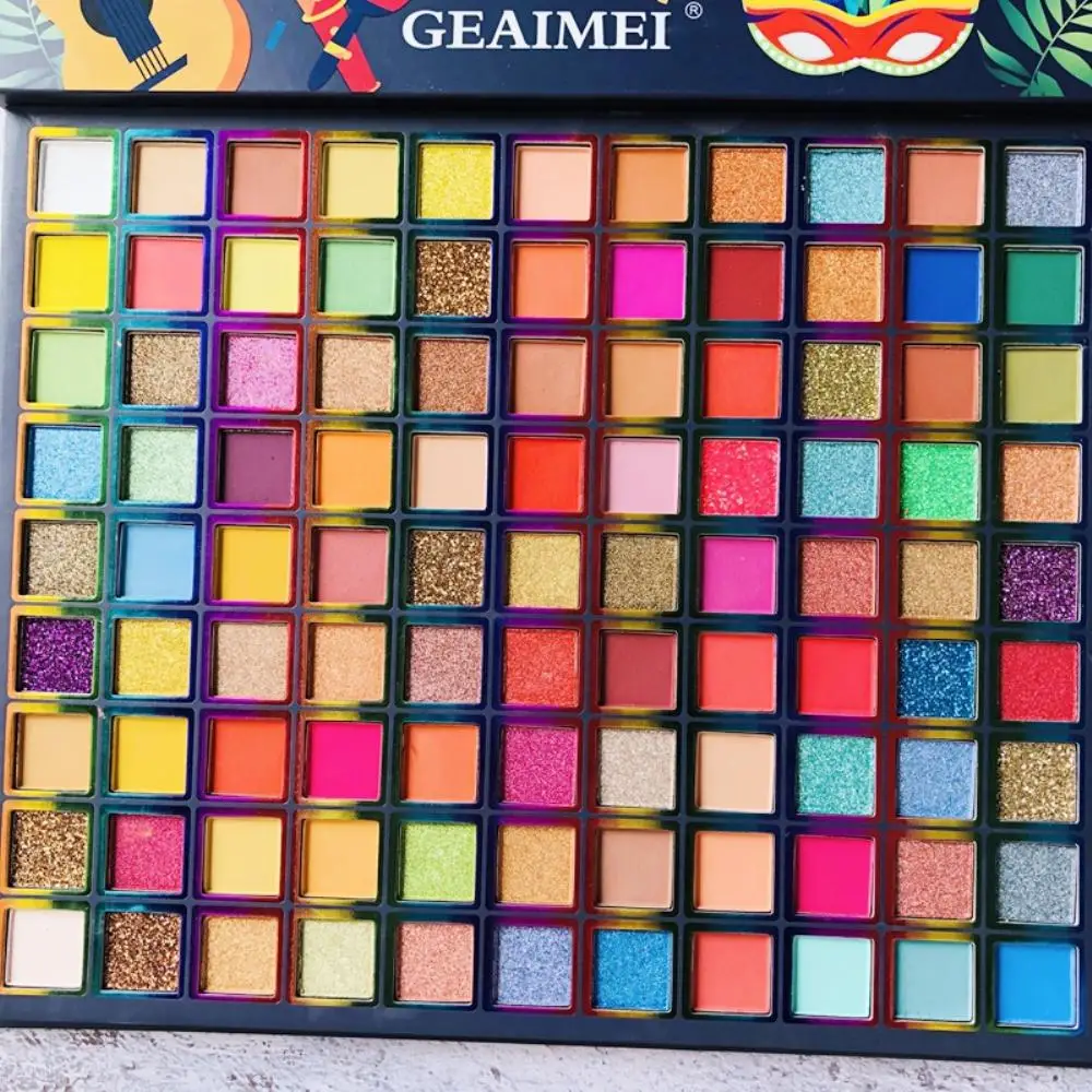 Palette de fards à barrage à paillettes métalliques, pigment de maquillage pour les yeux, sans poudre volante, cosmétiques pour les yeux, imperméable, longue durée, TSLM2