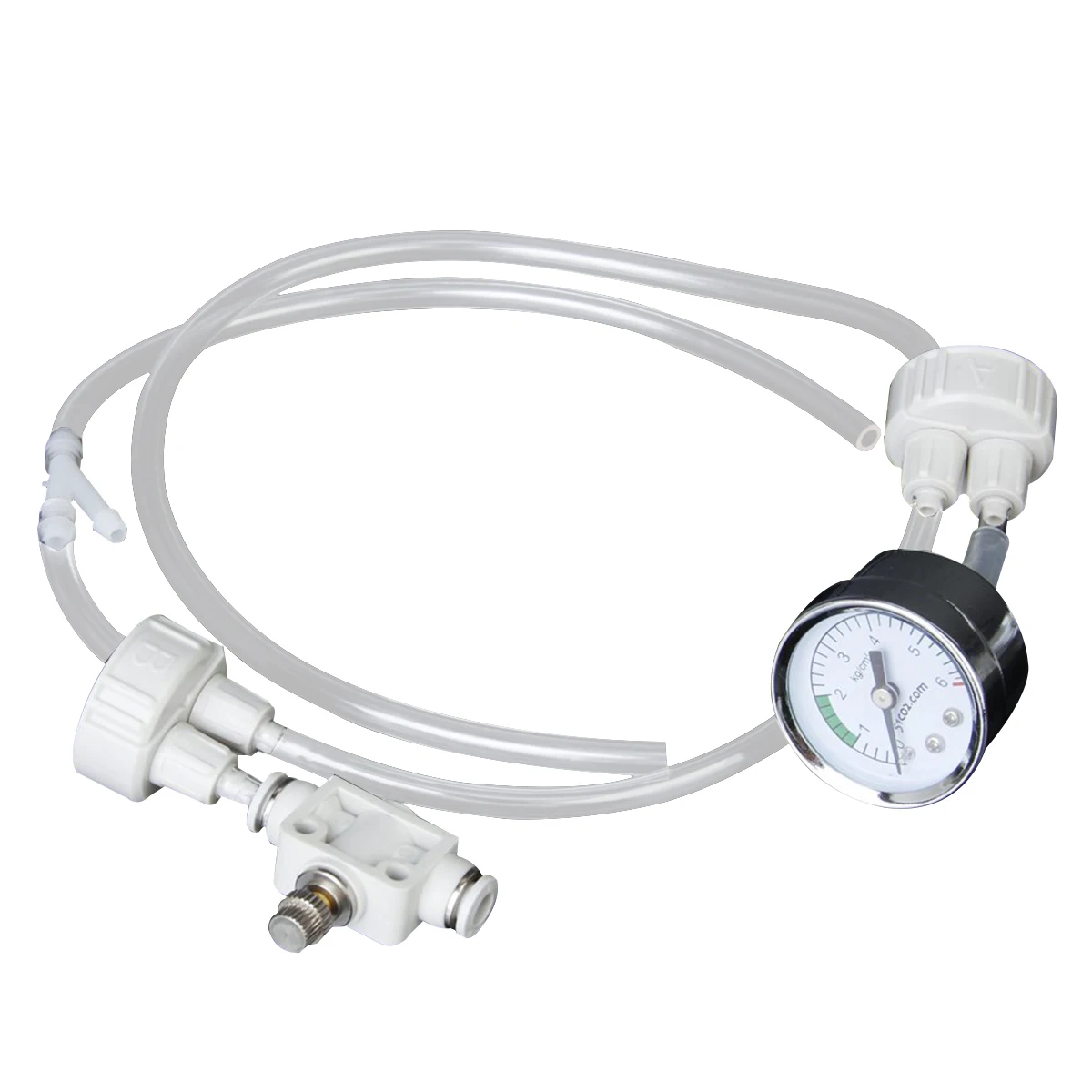 

CO2 Generator Aquarium DIY System for Planted Tank Plants Growth D201 Kit Pressure Gauge Air Pipe Locks Fish Tank