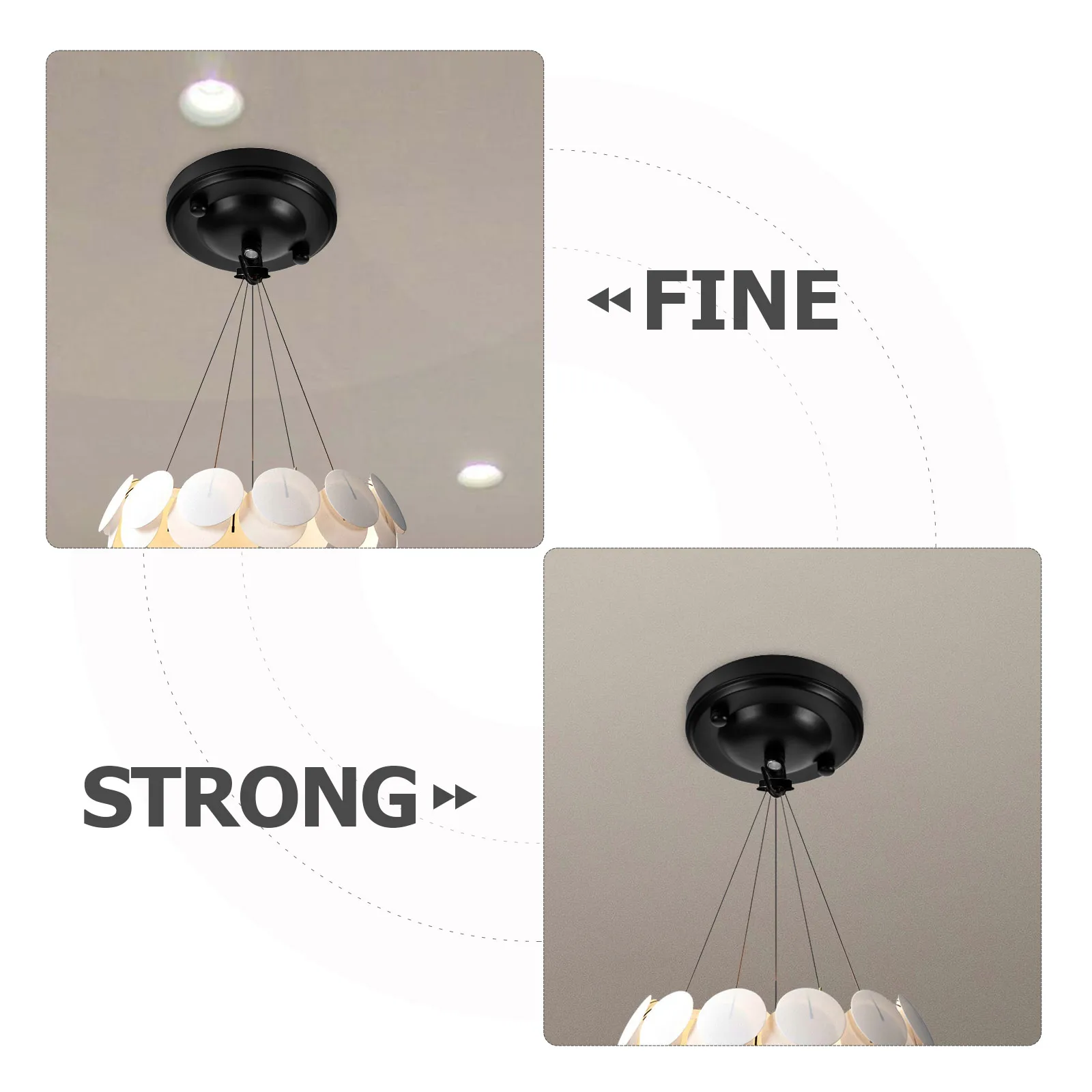 

1 Set Vintage Chandelier Ceiling Plate Metal Canopy Parts For Pendant Decorative Ceiling Light Cover Plate Replacement Hardware