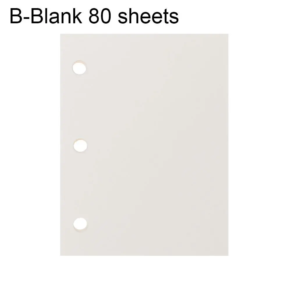Creative Mini File Folder Hand Account Diary Diary Book Rings Binder Inner Pages Loose-leaf Refill Notebook Cover