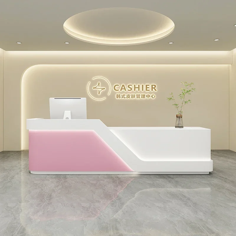 Cashier Table Furniture Office Counter Reception Professional Companies Modern Desk Help Banco Cassa Reception Salon Bank