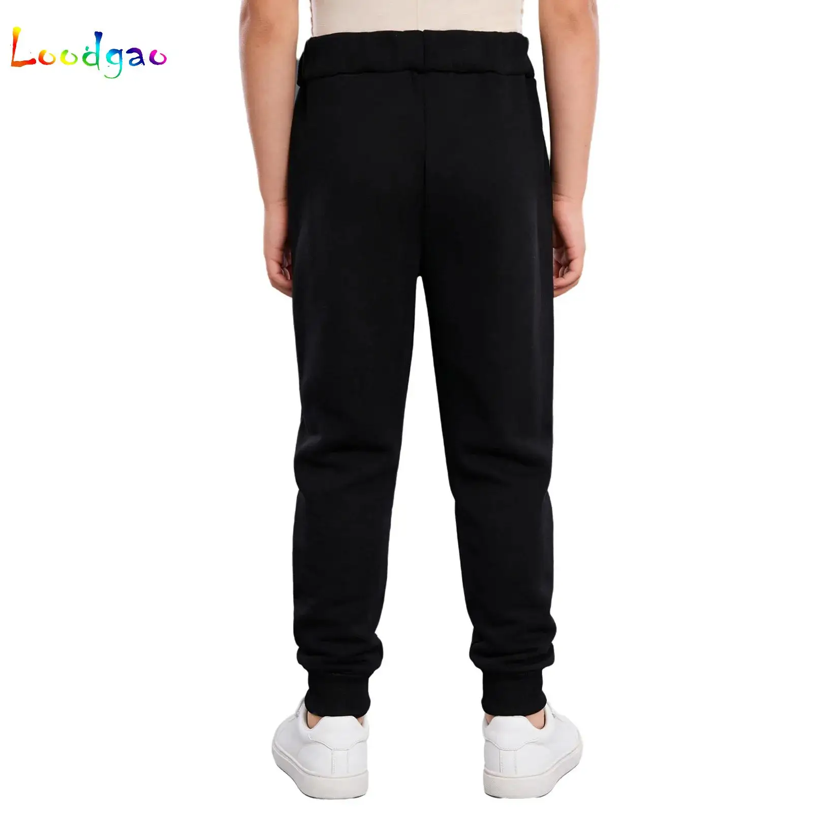 

Autumn Winter Kids Fleece-Lined Thermal Pant Girls Boys Sports Pants Teenagers Fleece-Lined Casual Trousers Children Trousers