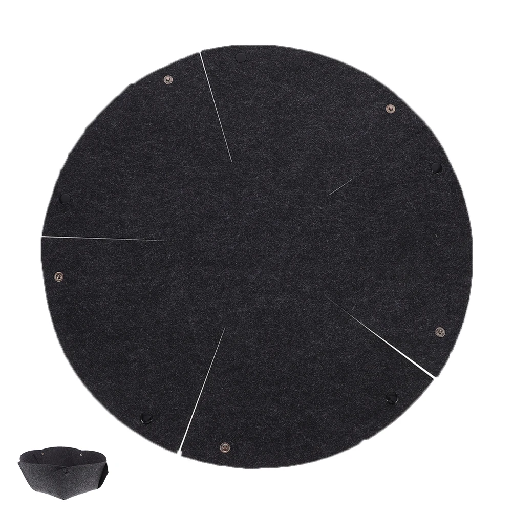 

12-Inch Reusable Fabric Planter Basket Liner For Garden Indoor Plants Felt Hanging Insert Round Pot Support Gardening Decor