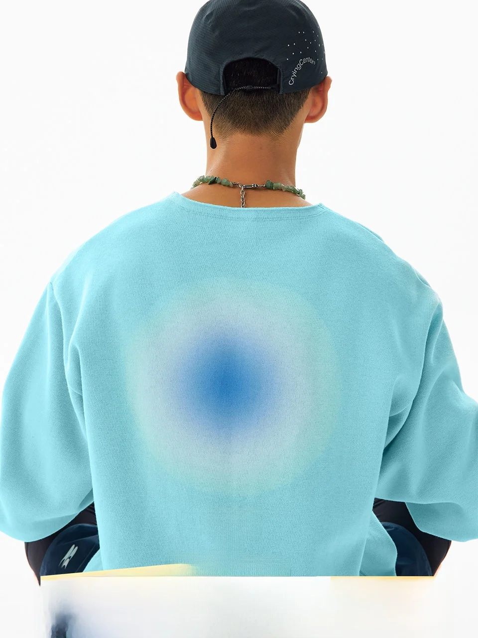 

CryingCenter Modanelli Running Spirit Art Quote round Neck No Ribbed Sweatshirt Unisex Comfortable Cotton Polyester Blend