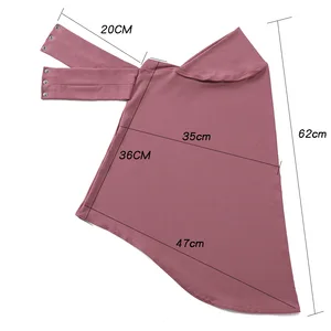 New jersey anında başörtüsü undercap hicap müslüman kadın başörtüsü kap kapak komple çıtçıt kafa sarar eşarp islam, türban 7 en çok satan, kadınlar için organizatör - №4