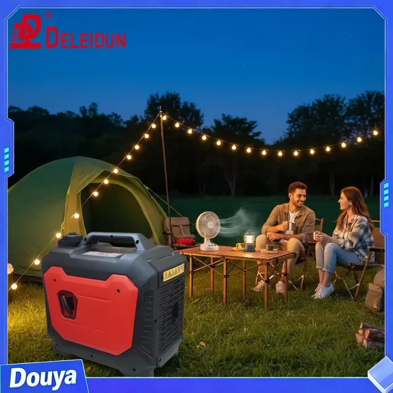 220V 230V Hand Carry Portable Generator Compact Silent Generator for & Outdoor Easy to Carry and Move Around