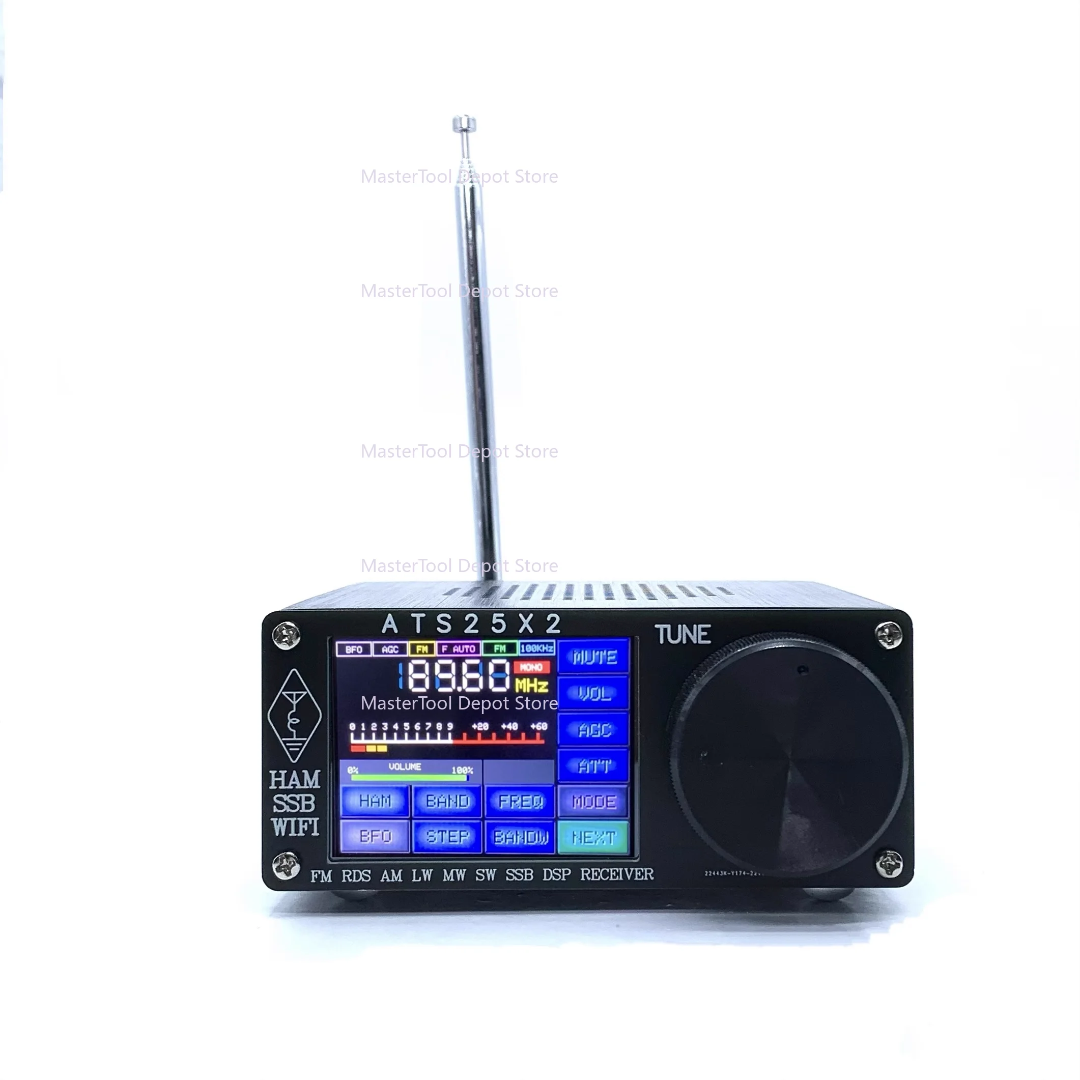 

ATS25X2 Вседиапазонное радио FM LW MW SSB Стерео Радио Si4732 Чип Цифровое радио Приложение Сетевая конфигурация WIFI со сканированием спектра