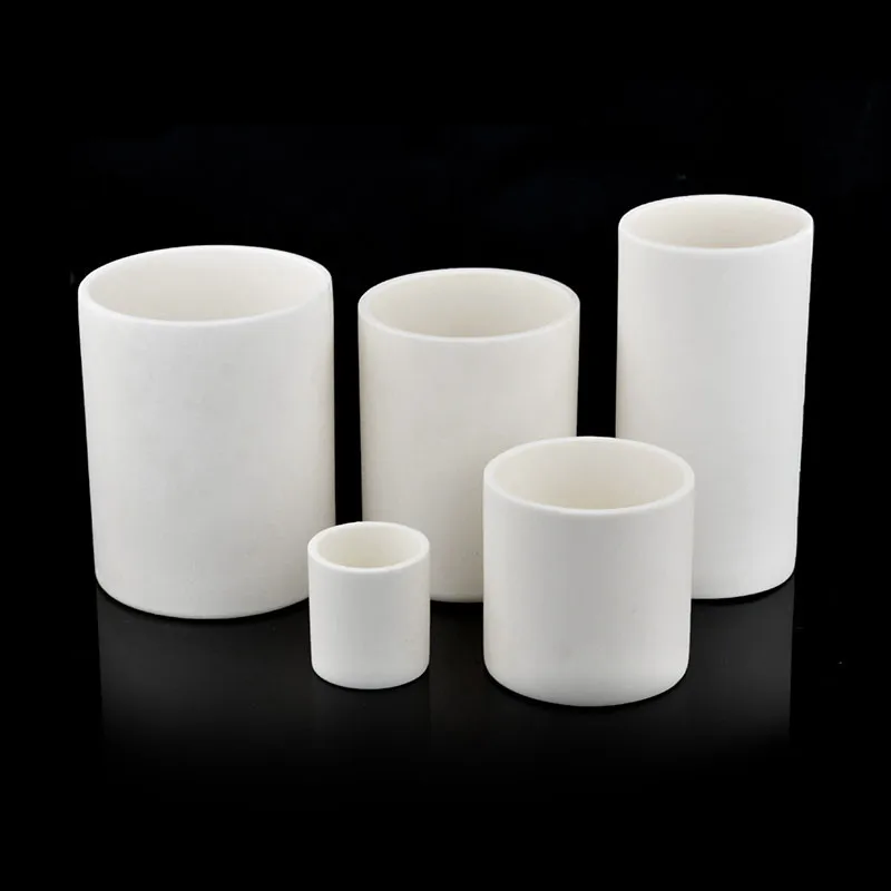 

1pcs Lab 5ml to 1000ml cylindrical Corundum crucible 99% alumina Ash crucible High temperature resistance 1600 degrees