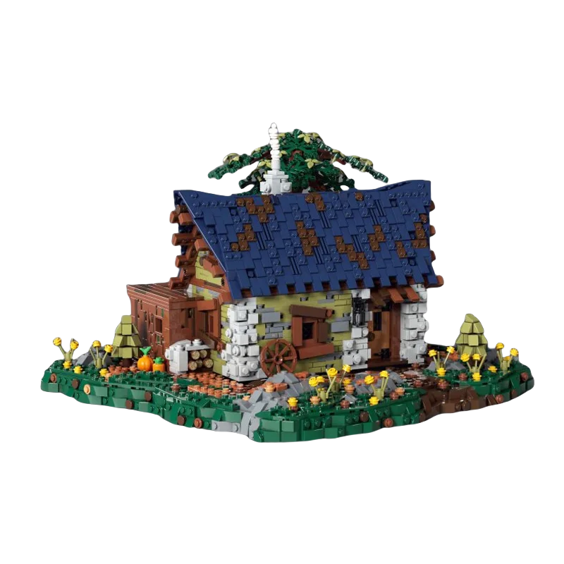

Пользовательские MOC 3182 шт. Средневековые строительные блоки для моделей улицы замка-креативный сборочный набор для архитекторов и хоббистов, идеальные Холи