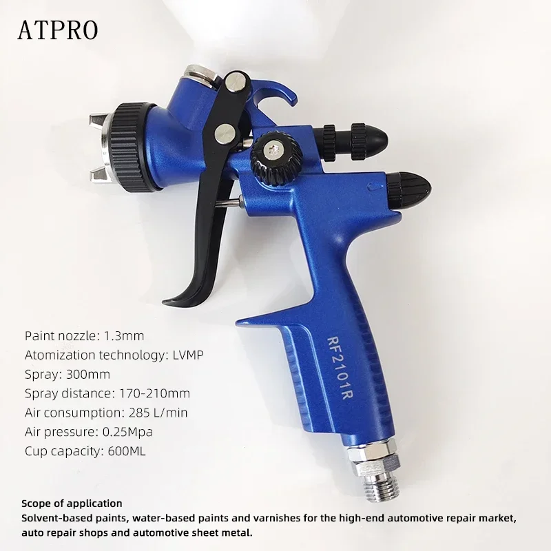 

Spray Gun 1.3mm Nozzle 1500C RP Painting Gun Paint Gun Water Based Professional Air Spray Gun LVMP Airbrush For Car