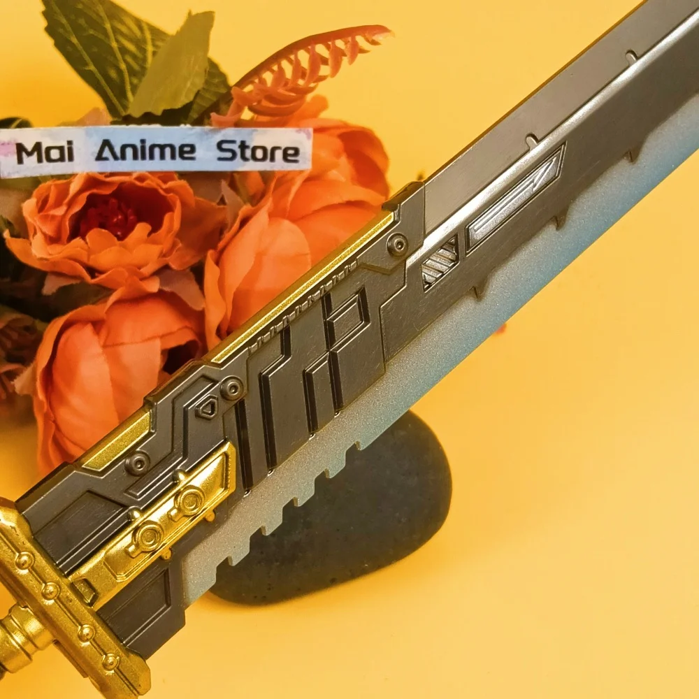 8.6인치 메탈 파이널 판타지 카타나 진짜 일본 카타나 블레이드 듀란달 검 오리지널 사무라이 애니메이션 닌자 나이프 무딘 장난감 선물