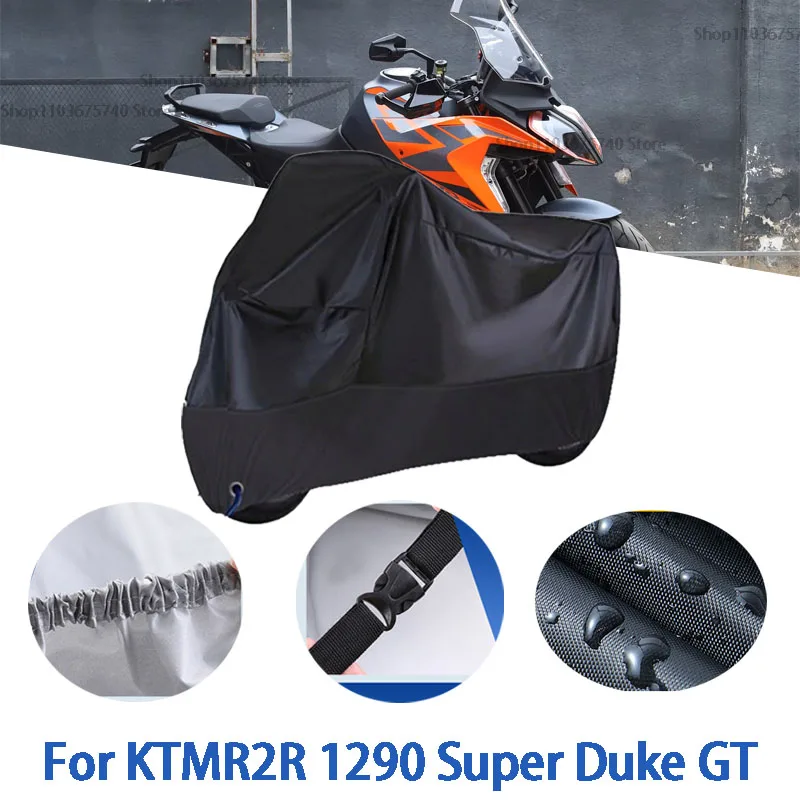 

Motorcycle Full Covers For KTMR2R 1290 Super Duke GT Car Outdoors Sun Protection Dust No Ear Thickened Oxford Clothcover