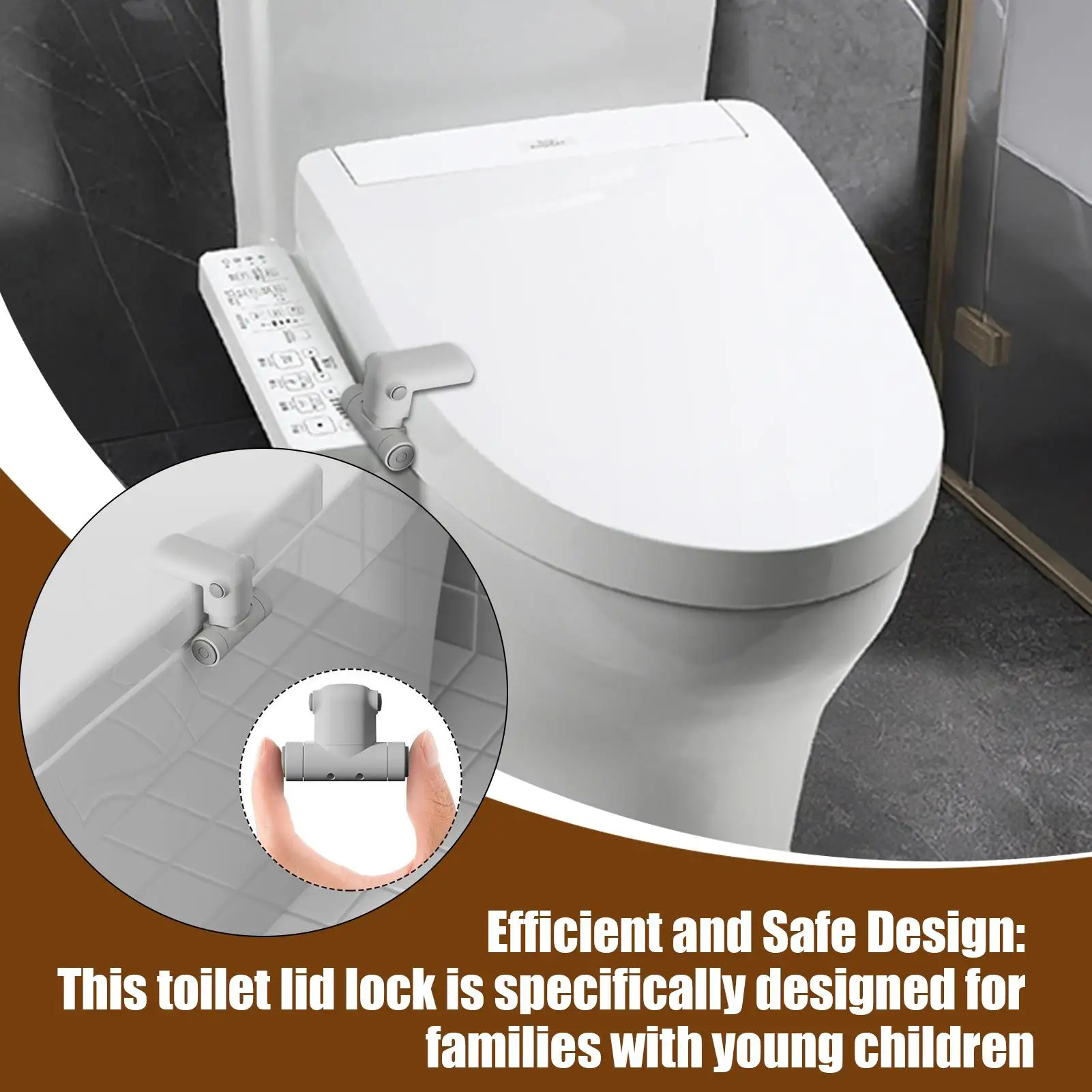 Baby Proof Toilet Seat Lock Toilet Lock Child Safety Locks Toilet Baby Proofing Toilet Lid Lock Toilet Latches Baby Safety