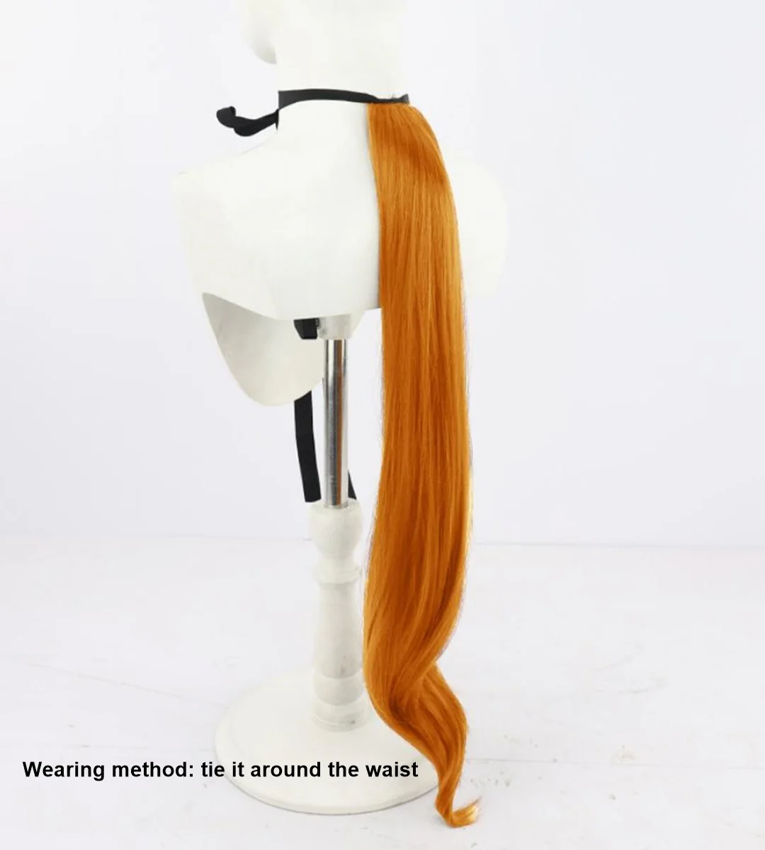 Silence Suzuka Cosplay Wig Silence Suzuka Cosplay Wig Anime Orange Long Straight Wig image 5