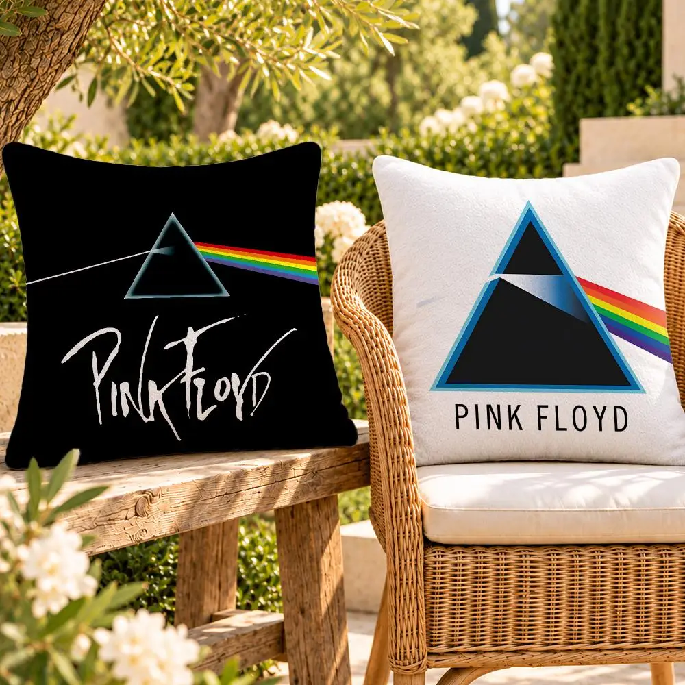 Band Progressive Rock Pink Floyd Cushion Cover Soft Plush Throw Pillow Cover Washable Sofa Bed Patio Chair Home Decor