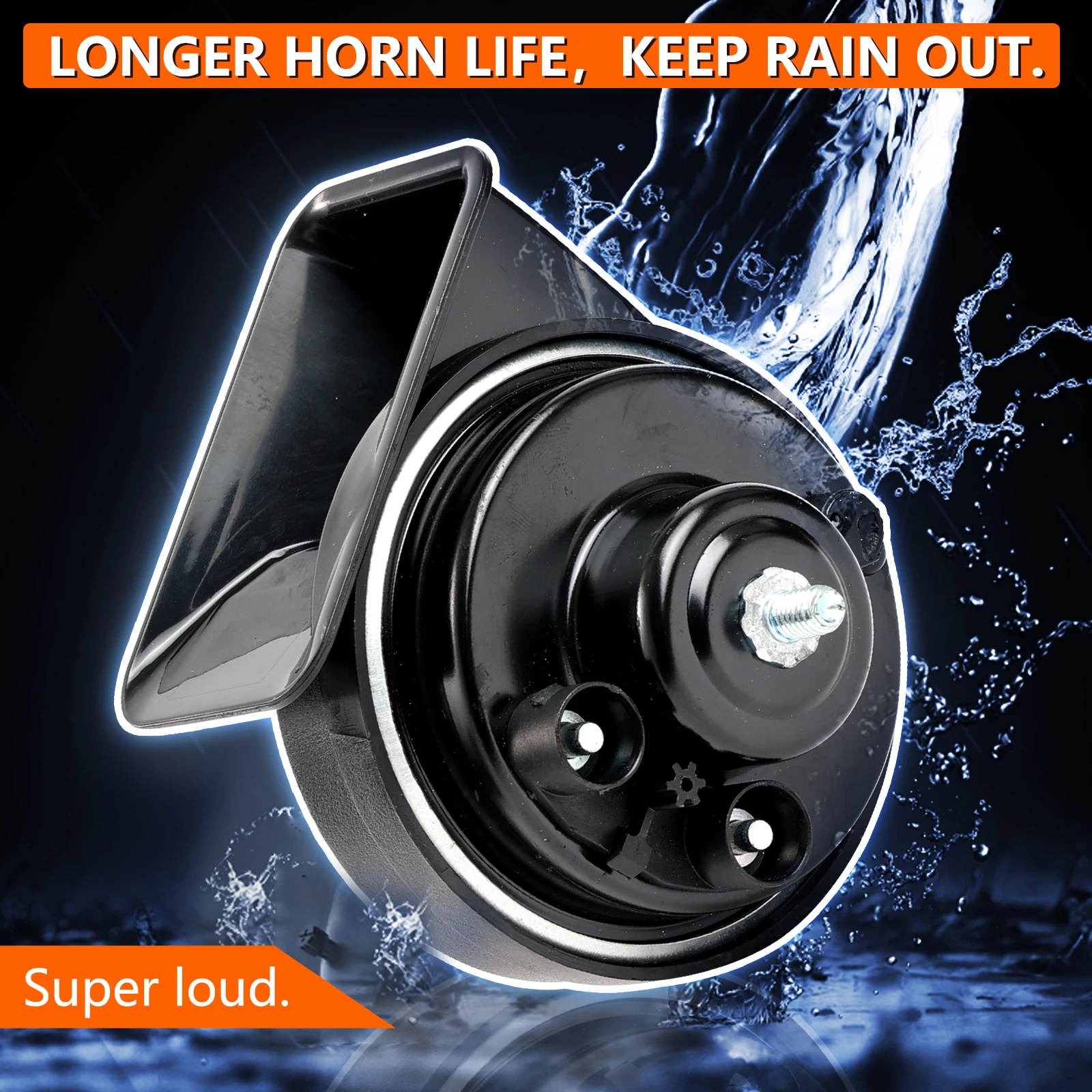 Claxon Doble Tono 125 DB Impermeable 410/510Hz 12V Para Ford Focus MK3 (2011-2018)