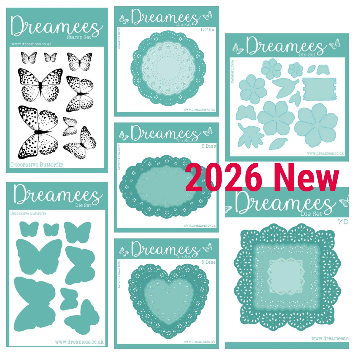 Layering Heart Layering Square Doily Die Set 2026 New Scrapbook Decoration Stamps Stencils DIY Gift Card Craft Metal Cutting