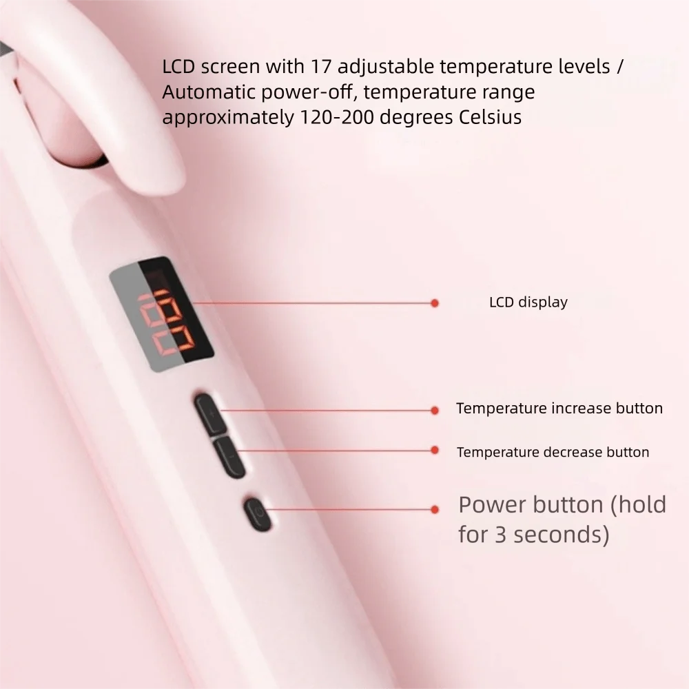 New Professional Hair Curler works within 12 seconds 9/13mm Mini Hair Curling Iron Small Core Small Crimping Iron Curler Wand