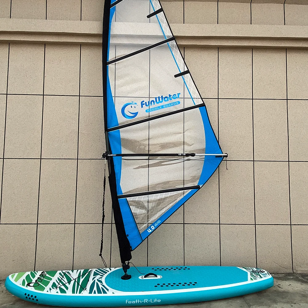 Factory OEM Wholesale Custom CE Windsurf Foil With Fin Funwater Windsurf Sail Sup Inflatable Windsurf Board