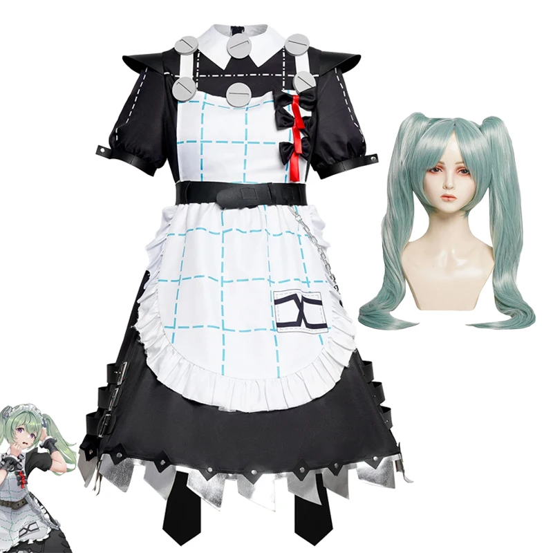 

Game Zenless Zone Zero Cosplay Costumes Corin Wickes Full Set Costume Women Maid Dress Halloween Stage Performance Anime Cloth