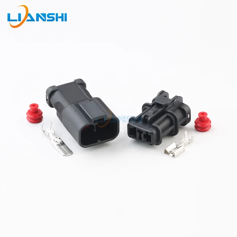 7123-6423-30 Excavator pressure switch plug Speed water temperature plug 2p male and female wire harness connector with terminal