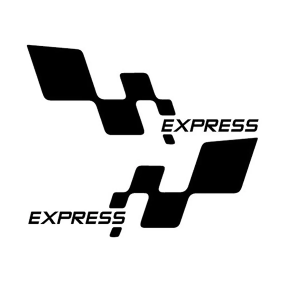 

Free Ship Car Styling New Waterproof For EXPRESS Car Sticker Sport For Renault For BMW For Ford For VW For Car Covers Red Yellow