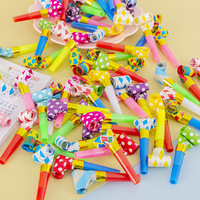 30Pcs Colorful Party Blowouts Whistles Noice Maker Toys for Kids Birthday Party Favors Baby Shower Treasure Boxs Pinata Filler