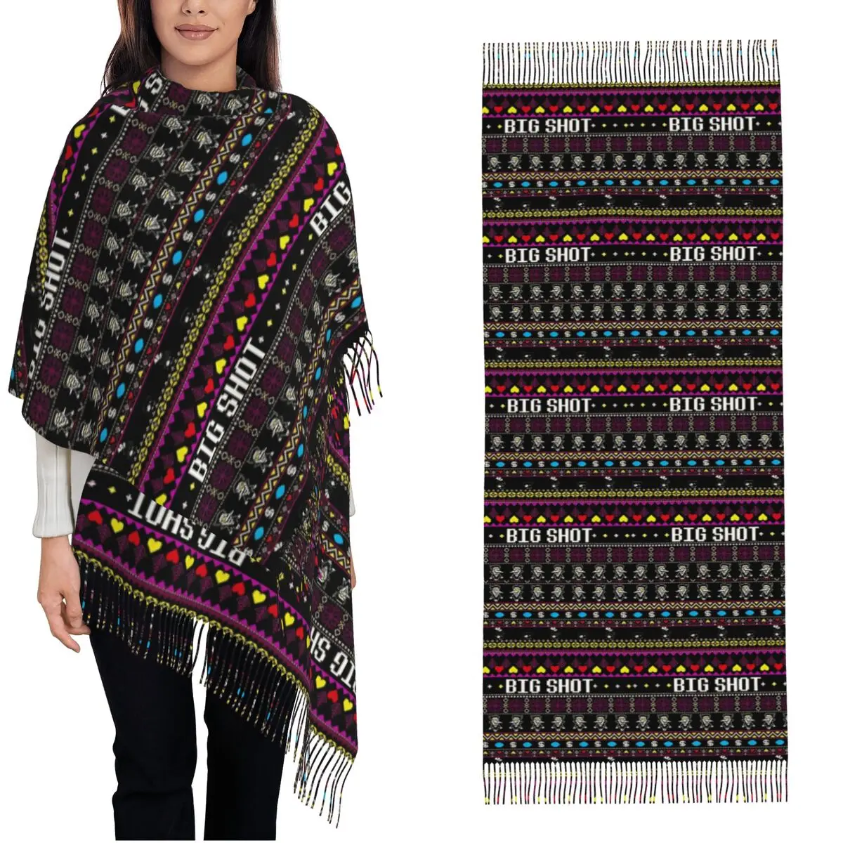 cachecol-feminino-com-borla-spamton's-big-shot-kromer-krismas-grande-inverno-quente-xale-e-envoltorio-deltarunes-presentes-cachecois-pashmina