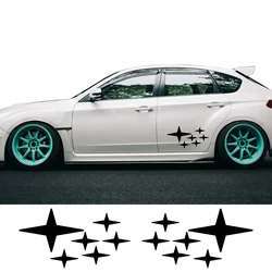 2PCS Car Side Door Creative Stars Stickers Auto Accessories For Subaru Impreza WRX STI GDB GVB VA 2018 2009 2008 2014 2002 2015