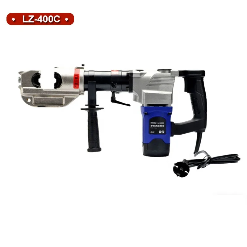 Multifunctional Electric Hydraulic Crimping Plier, Plug-in Portable Cable Terminal Crimper for Copper Aluminum Wire Crimping