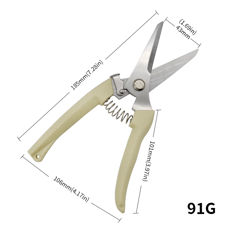 Stainless Steel Grafting Tool Gardening Pruning Shear Scissor Branch Tool Shear Gardening Fruit Tree Pruning Shears