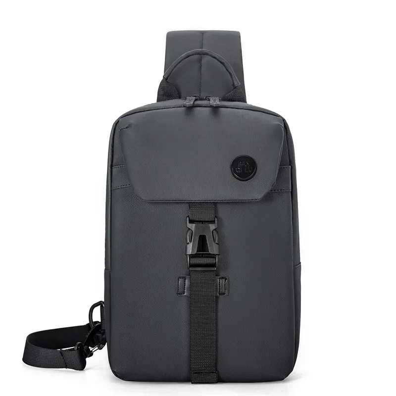 Men's Small Chest Bag New Trendy Street Style Backpack Nylon Casual Single Shoulder Crossbody Bags Travel Hiking
