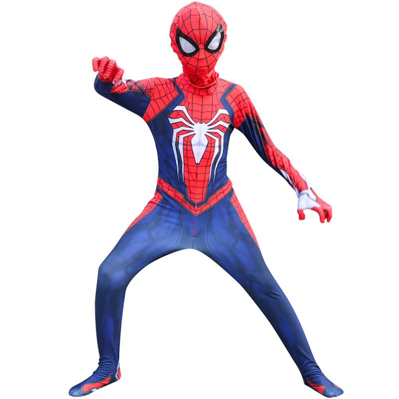 子供のためのライミスパイダーマンコスプレコスチューム,大人のためのハロウィーンの衣装,全身タイツ,ファンタジー