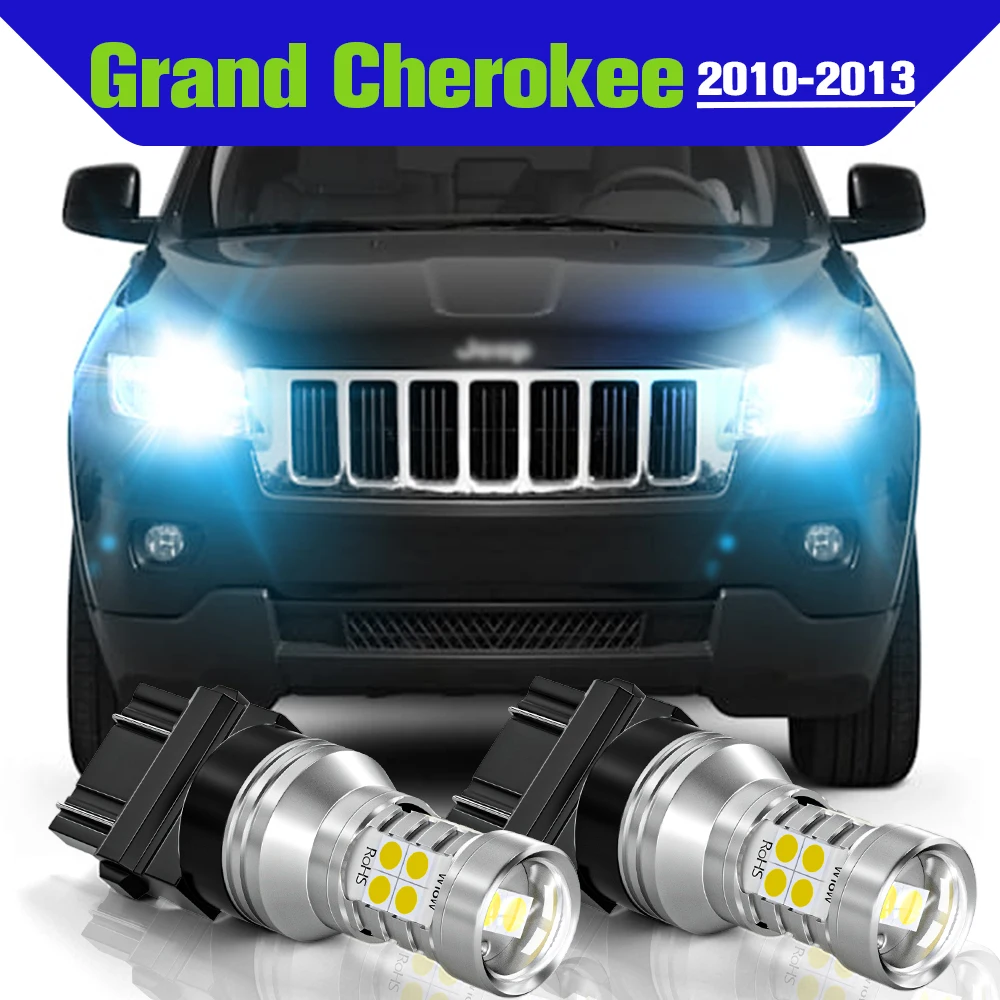 

Daytime Running Light Accessories 2x LED DRL Lamp For Jeep Grand Cherokee mk4 4 WK 2010 2011 2012 2013