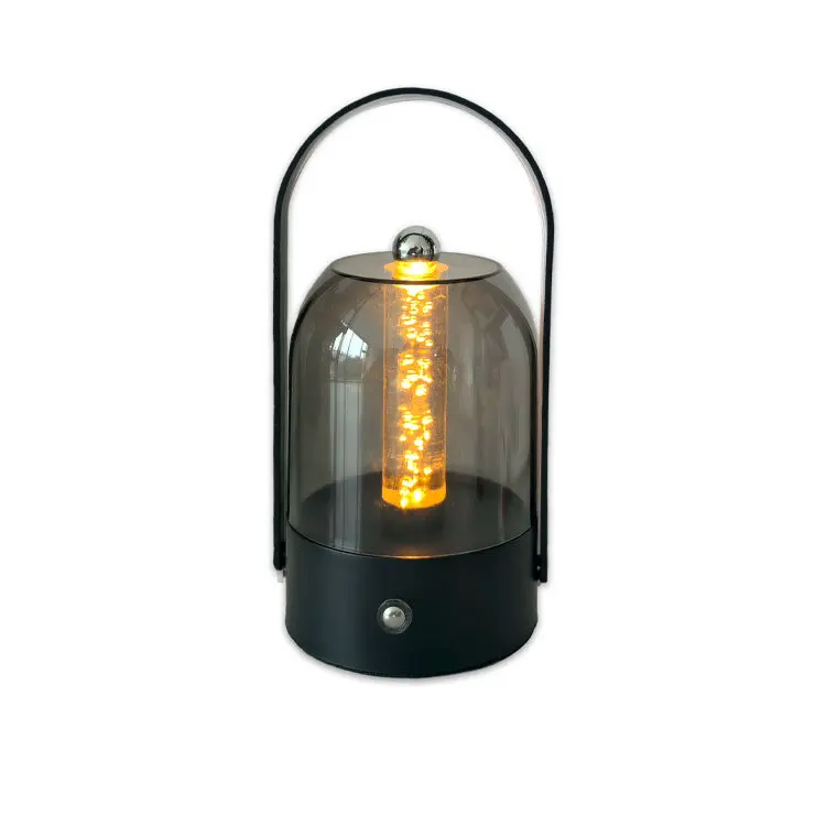 The new C-type rechargeable portable camping ambient light is a stylish and simple dimmable night light