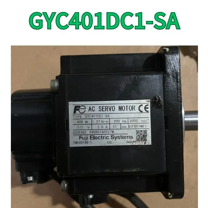 

second-hand GYC401DC1-SA servo motor test OK Fast Shipping