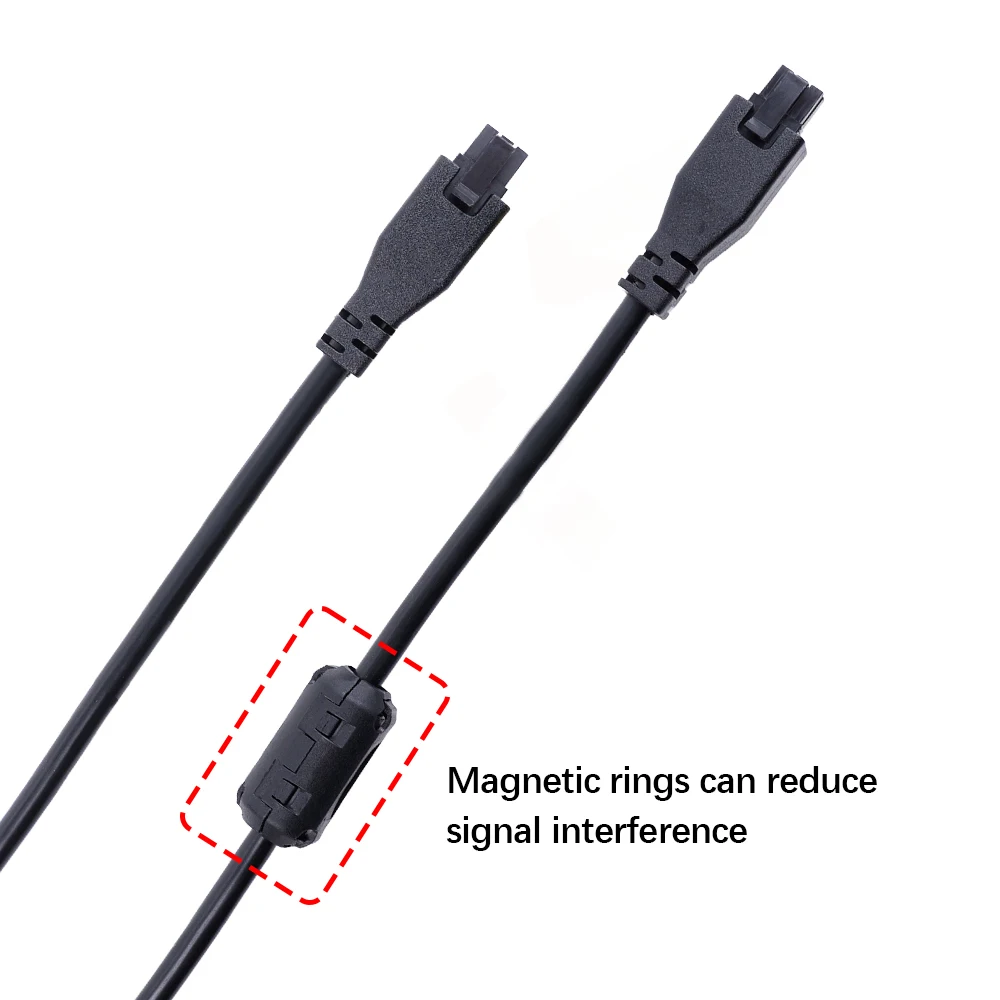 AMS HUB اتصال ل Bambu Lab X1 X1C P1P P1S H2D طابعة ثلاثية الأبعاد 6pin كابل بيانات 1 متر 2 متر مع حلقة مغناطيسية AMS ترقية أجزاء #2