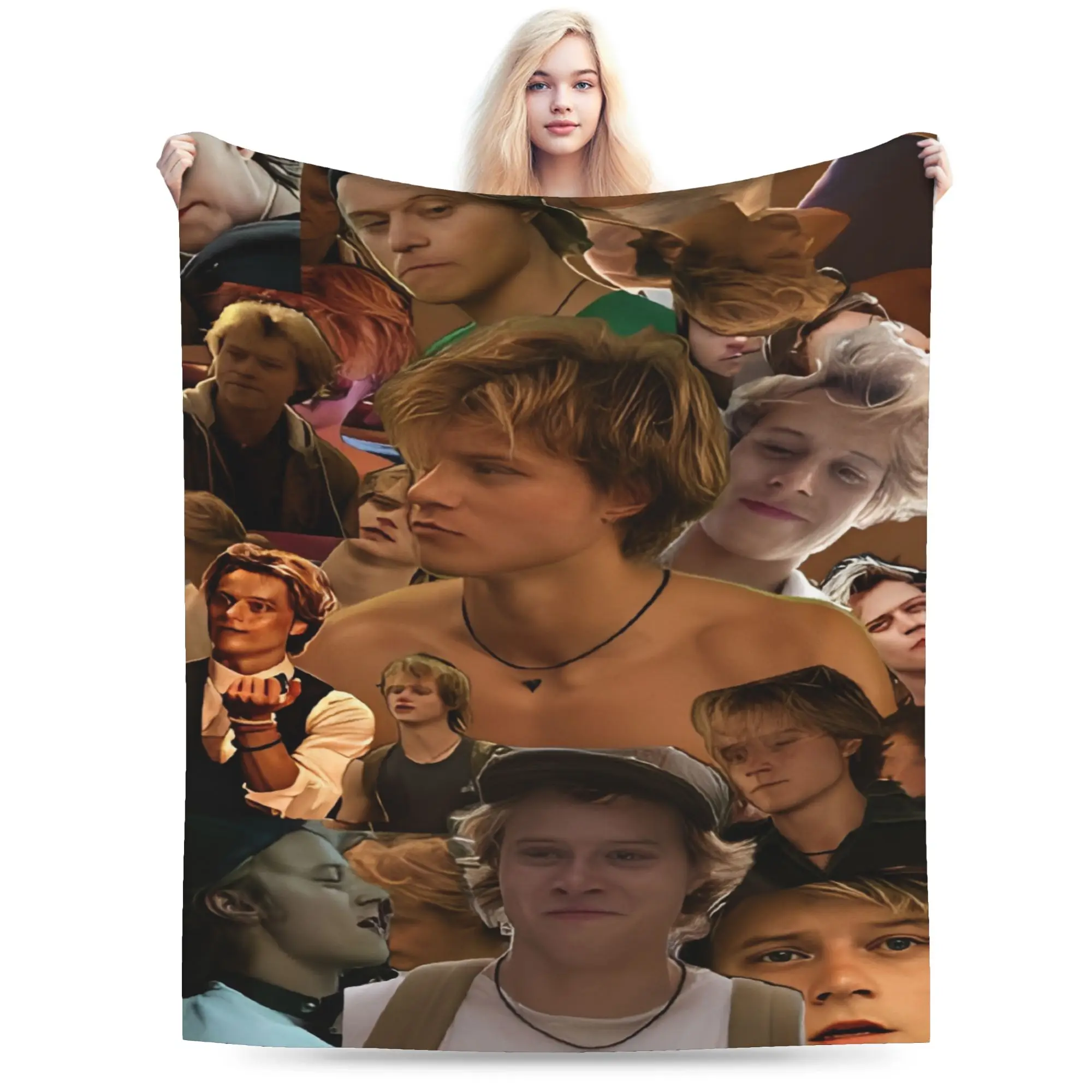 3D Rudy Pankow Star JJ Maybank Blankets Quality Soft Warm  Throw Blanket Winter Picnic Bedroom Comfortable Bedspread
