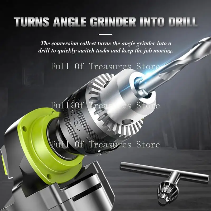 Angle Grinder Electric Drill Conversion Collet Chuck Conversion Head Holder Power Drill Convert Adapter