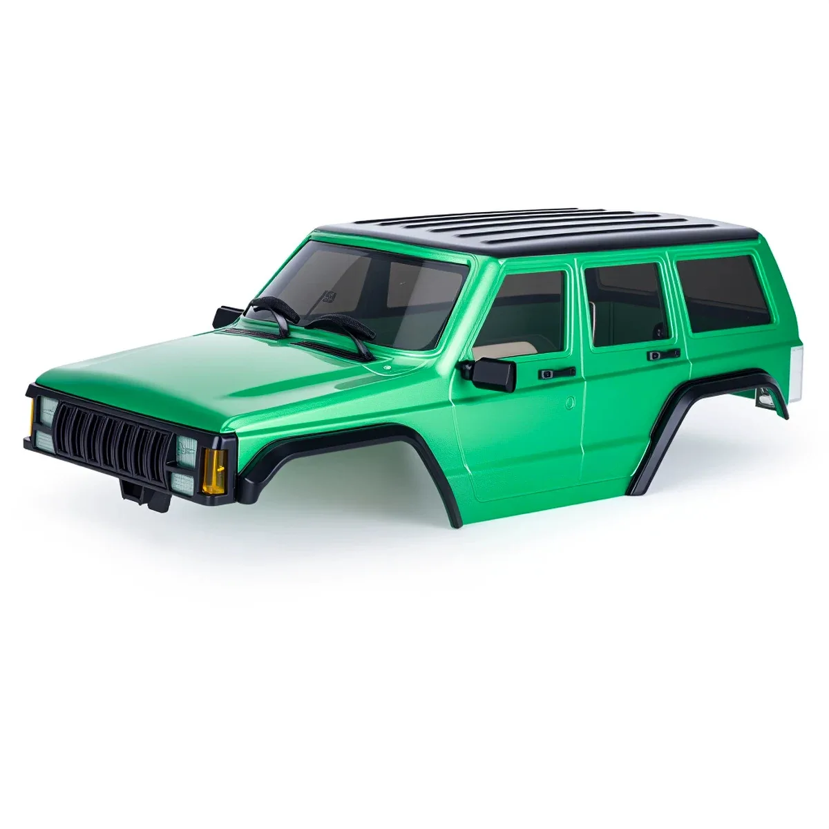 1-18スケール-trx4m-ジープチェロキー-ハードトップボディシェル-absハードボディ-155mmホイールベース-ブロンコ-ディフェンダー-rcカーキット対応