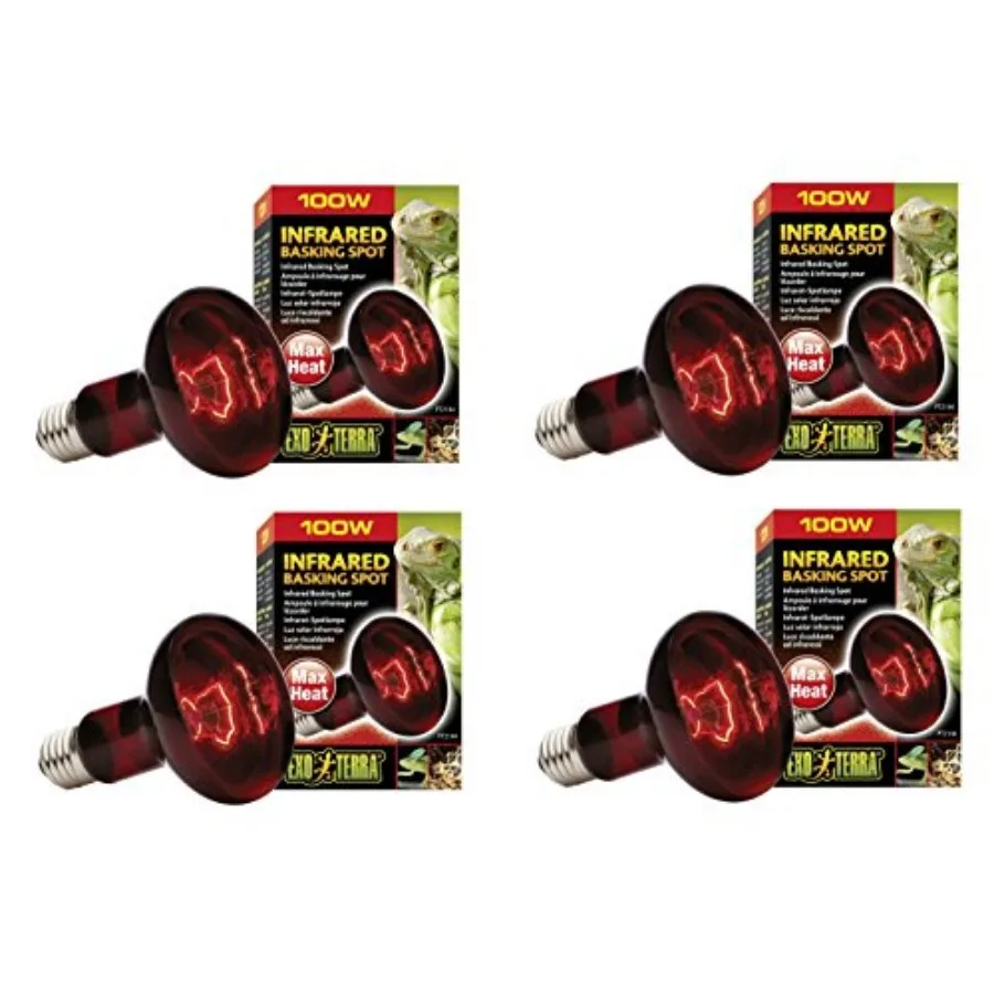 Heat-Glo Infrared Spot Lamp, 100-Watt/120-Volt 4 Pack