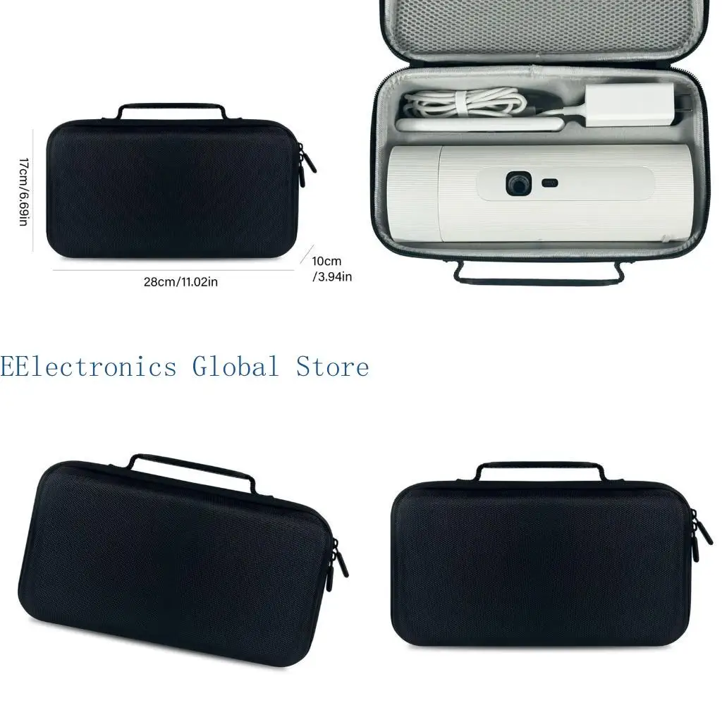 462B Carrying Case For P5 Projector Holder Bag With Customized Compartments And Waterproof Surfaces