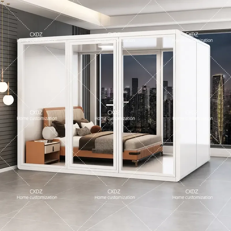 Custom Soundproof Room for Home Studio Piano Drum Recording Live Streaming Silent Sleeping Pod Telephone Booth Noise
