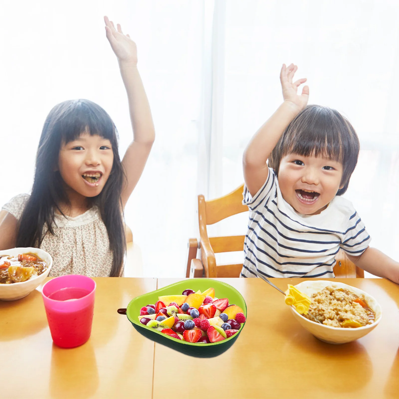 

Avocado Ceramic Snack Bowl Dessert Serving Plate Household Salad Food Bowl Ceramic Dish Dessert Storage Tray