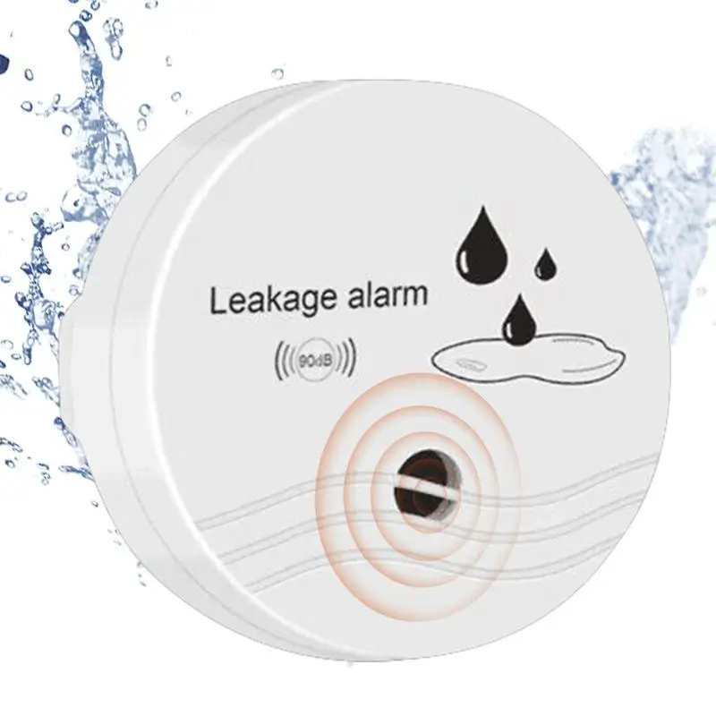 Water Detector Alarm For Home Waterproof Water Leakage Detection Monitor For Basement Loud Water Leak And Drip Alert For