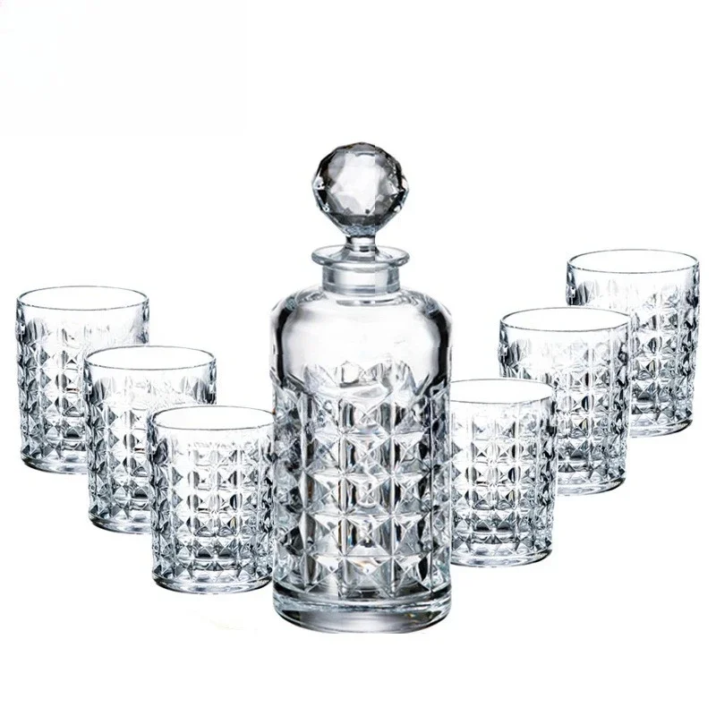 

Imported crystal glass King Kong series whiskey bottle wine bottle foreign wine cup set